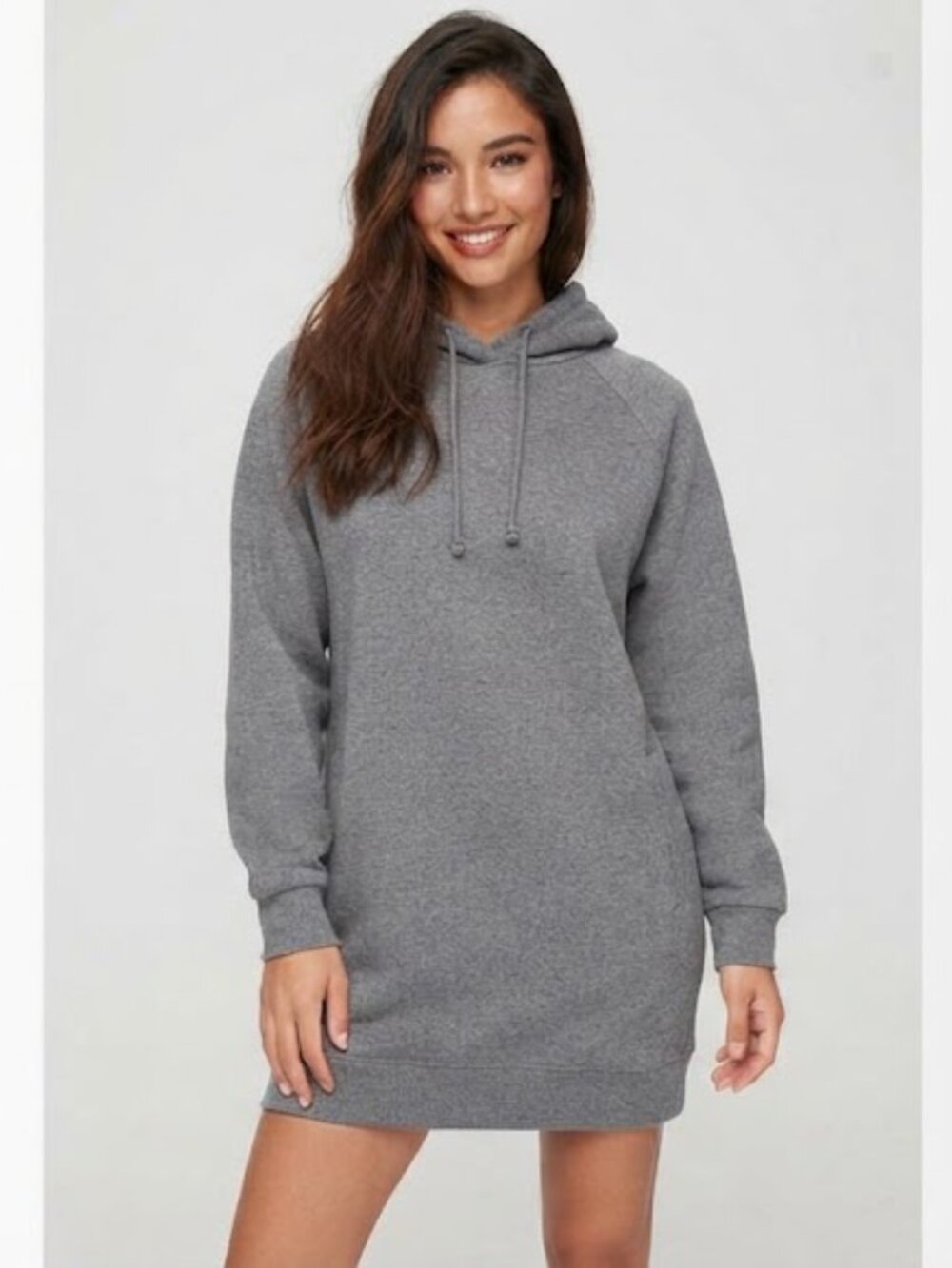 Aritzia TNA Gray Venta Dress